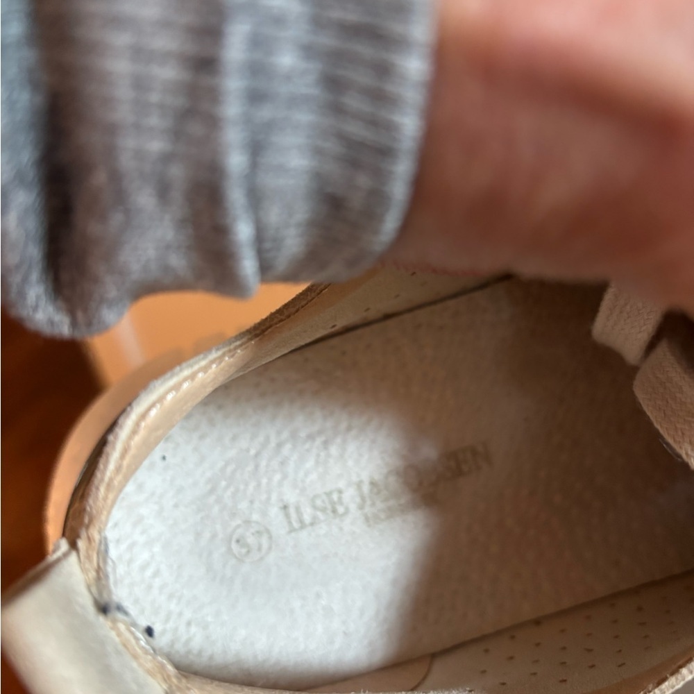 Ilse Jacobsen Cream Sneakers Breathable Knit Design - Picture 10 of 11